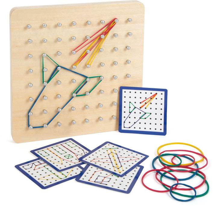 Small Foot Dřevěná deska Geoboard