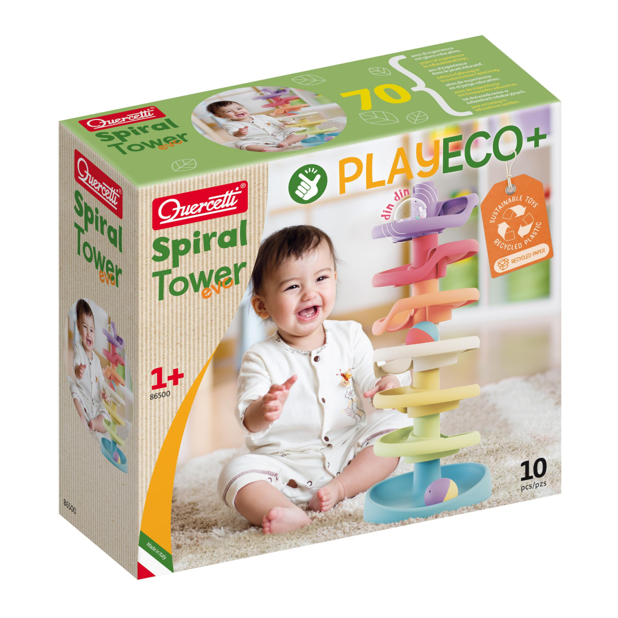 Quercetti 86500 Spiral Tower Play Eco+