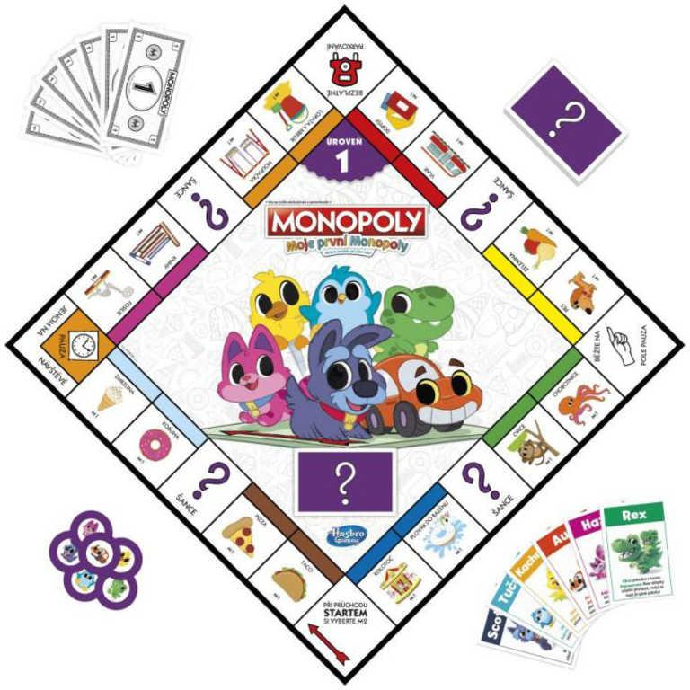 HASBRO Hra Moje první MONOPOLY 2v1 *SPOLEČENSKÉ HRY*