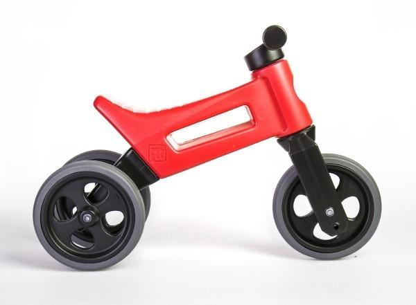 Odrážedlo FUNNY WHEELS Rider Sport červené 2v1, výška sedla 28/30cm nosnost 25kg 18m+