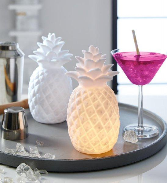 LED osvětlení Ananas, měnící se barvy