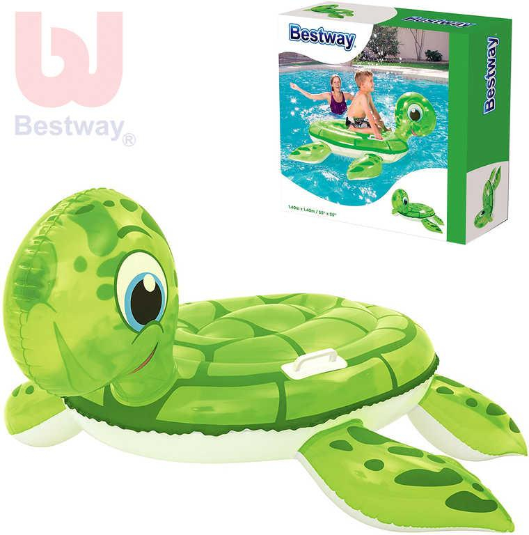 BESTWAY Želva nafukovací 140x140cm dětské plavidlo s úchyty na vodu