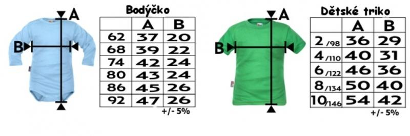 Body dlouhý rukáv Sněhulák - bílé, vel. - 68 - 68 (3-6m)