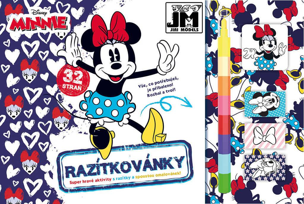 JIRI MODELS Razítkovánky Disney Minnie Mouse kreativní sešit s aktivitami