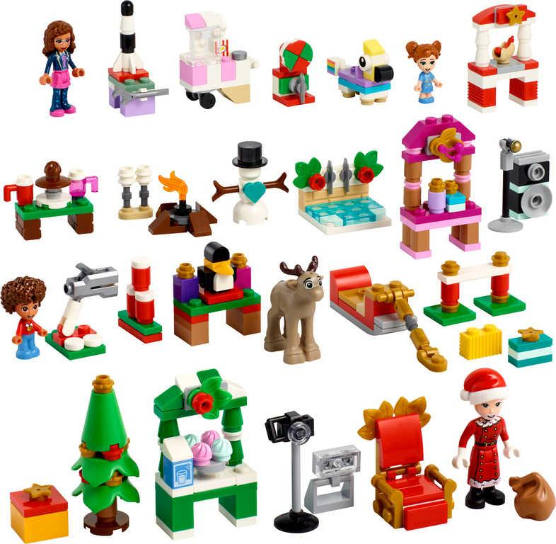 LEGO FRIENDS Adventní kalendář rozkládací s herní plochou 41706