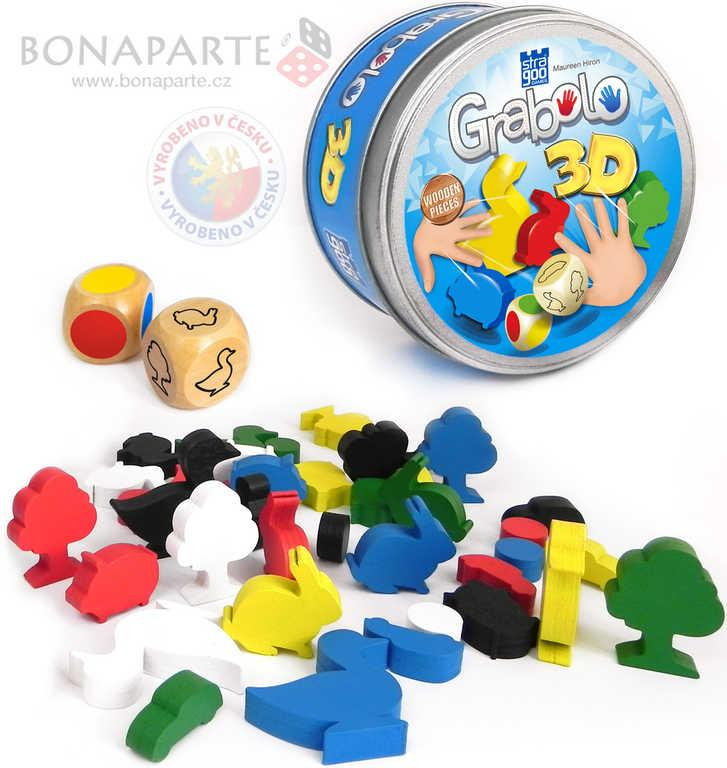 BONAPARTE Hra Grabolo 3D (voděodolné karty H2O) 