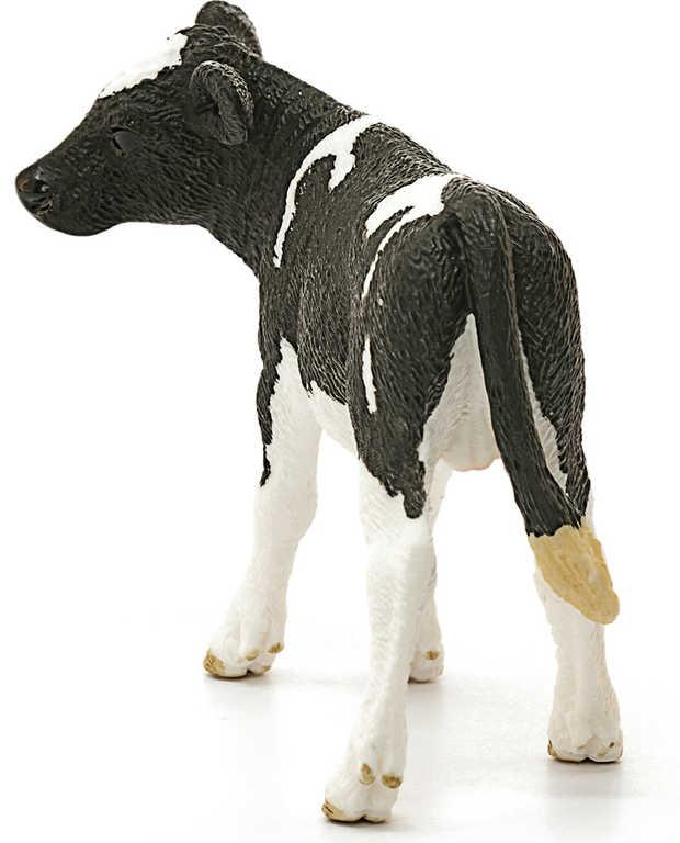 SCHLEICH Holšteinské tele 8cm figurka kráva ručně malovaná plast