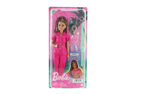 Barbie Deluxe Módní panenka v kalhotovém kostýmu HPL76