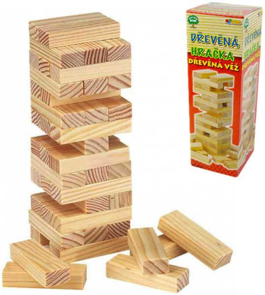 DŘEVO Hra věž velká JENGA * DŘEVĚNÉ HRAČKY *