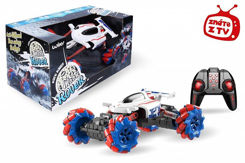 Auto Moon Rover RC na dálkové ovládání 35 cm, červený