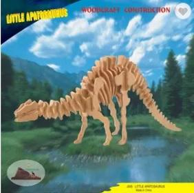 Woodcraft Dřevěné 3D puzzle Apatosaurus střední