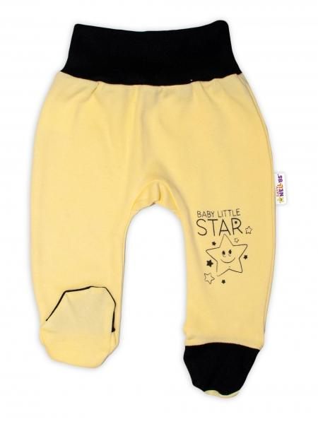 Kojenecké polodupačky, žluté - Baby Little - Star, vel. 56 - 56 (1-2m)