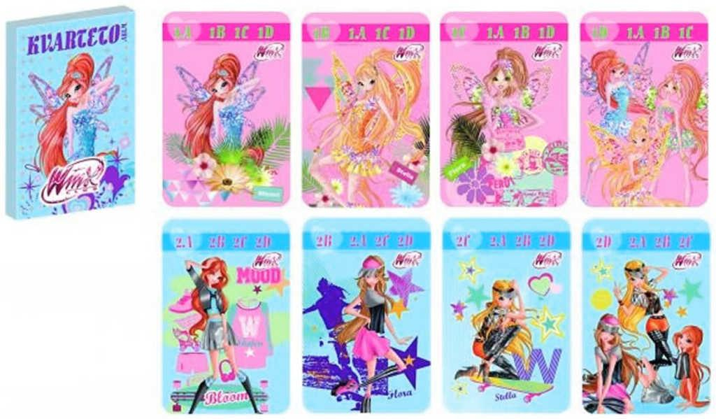 AKIM Hra karetní Kvarteto Winx Club 