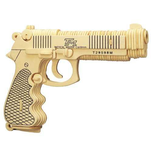 Woodcraft Dřevěné 3D puzzle Beretta M92F