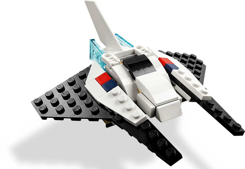 LEGO CREATOR Raketoplán 3v1 31134 STAVEBNICE