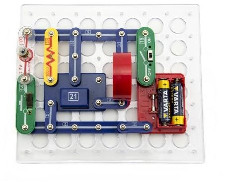 Tajemství elektroniky 500 experimentů na baterie v krabici 42x28,5x4cm od 6 let