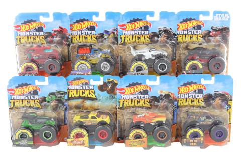 Hot Wheels monster trucks kaskadérské kousky FYJ44