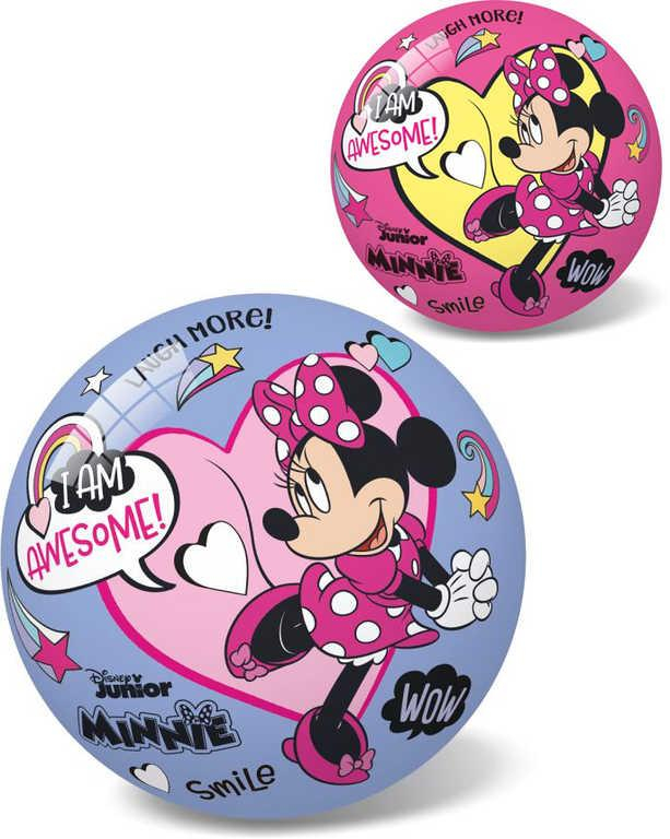 Míč Disney Minnie Mouse 14cm potištěný balon 2 barvy