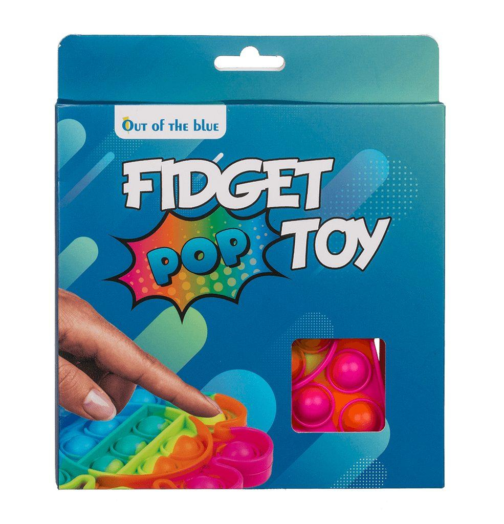 Fidget Pop Toy, antistresová hračka, Rainbow, duhová, 3 druhy, Star