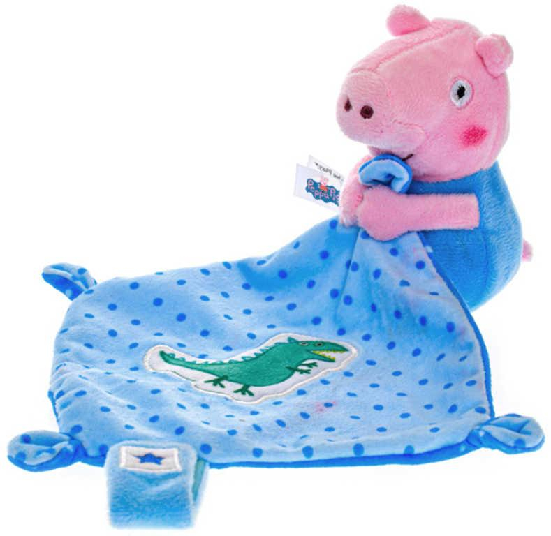 PLYŠ Usínáček baby Peppa Pig Tom 11cm muchláček pro miminko