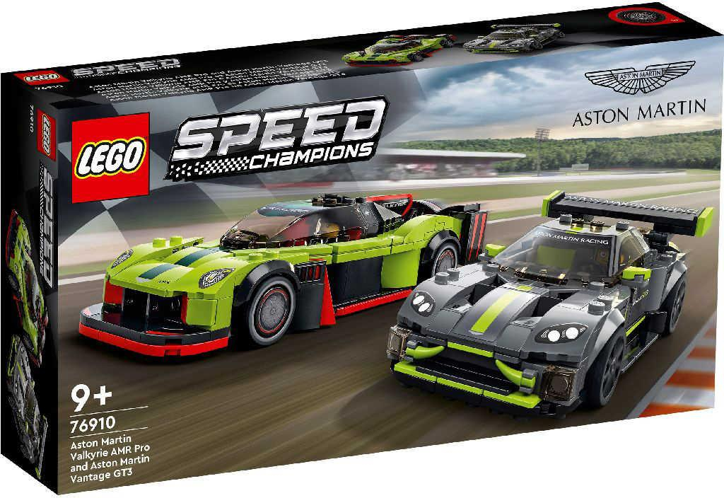 LEGO SPEED CHAMPIONS 2x auto Aston Martin 76910 STAVEBNICE