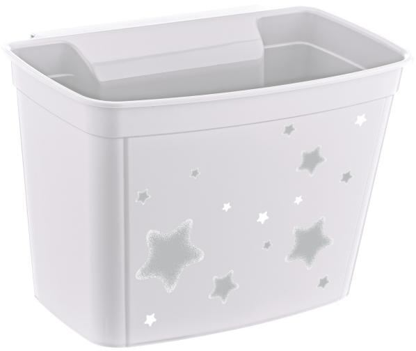 Závěsný organizér/box Baby Star, - 4 l, bílý