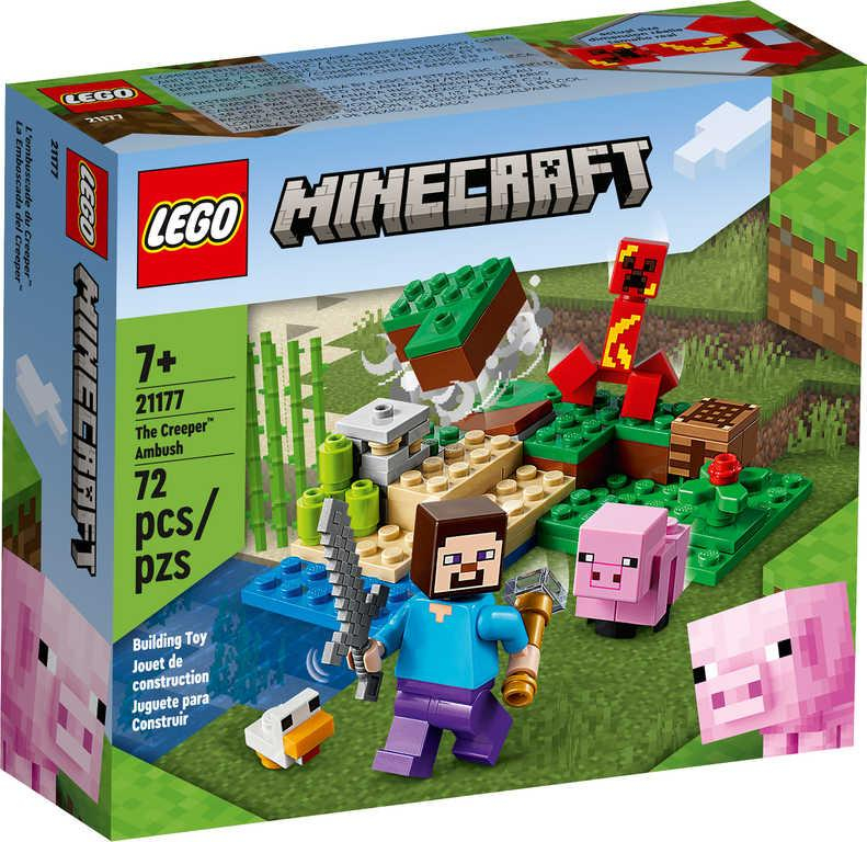 LEGO MINECRAFT Útok Creepera 21177 STAVEBNICE