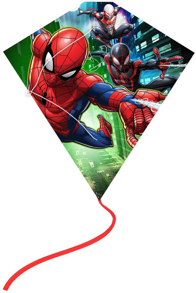 Drak létající Spiderman 59x59cm diamant plastový v sáčku