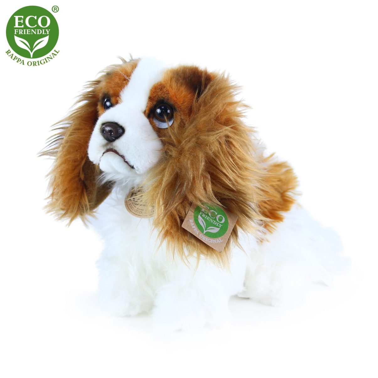 Plyšový pes king charles španěl 25 cm ECO-FRIENDLY