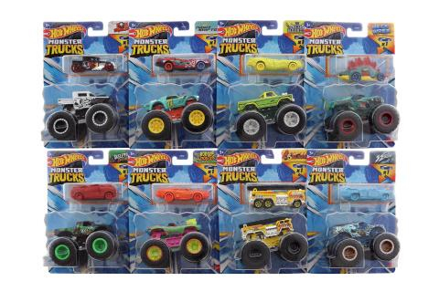 Hot Wheels Monster Trucks 1:64 s angličákem GRH81