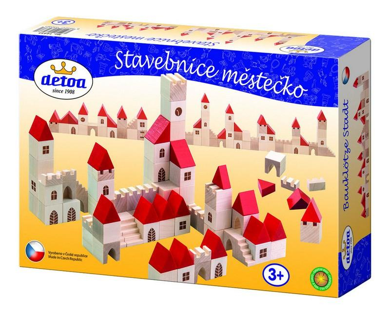 Dřevěná stavebnice městečko