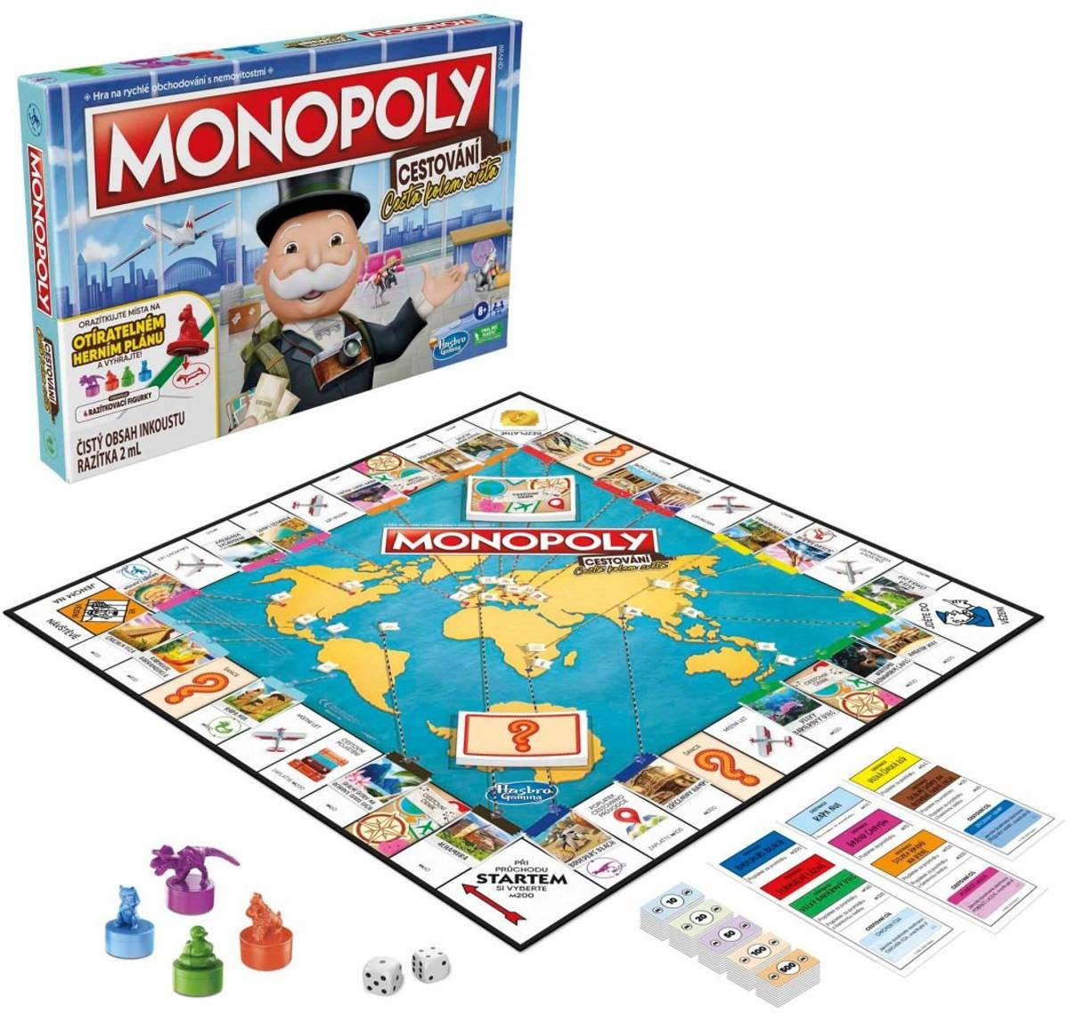 HASBRO Hra MONOPOLY Cesta kolem světa CZ *SPOLEČENSKÉ HRY*