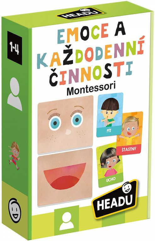 ADC HEADU Montessori Emoce a každodenní činnosti naučná hra