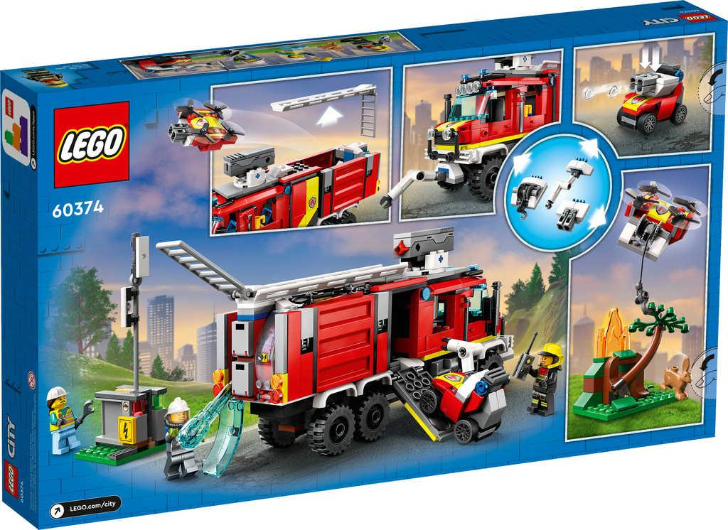 LEGO CITY Velitelský vůz hasičů 60374 STAVEBNICE