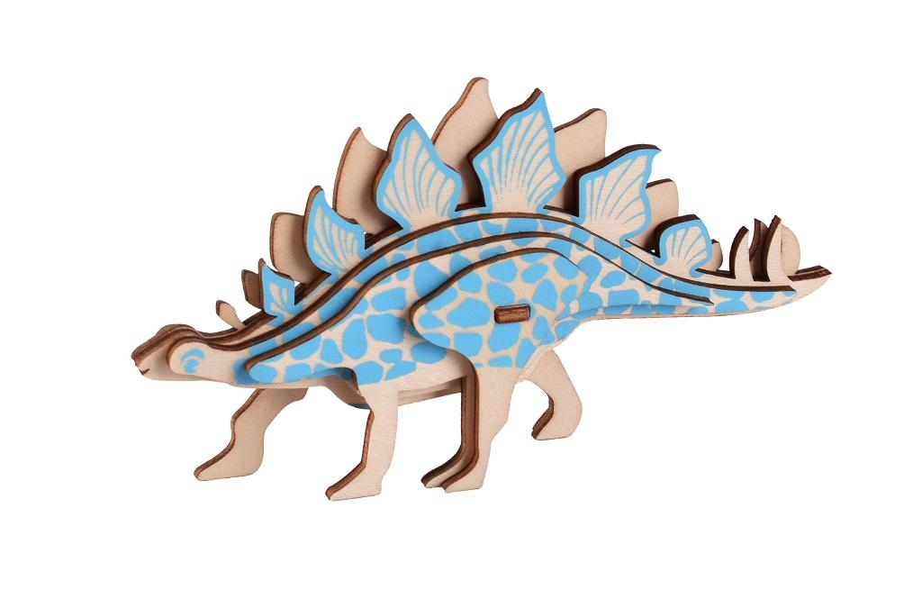 Woodcraft Dřevěné 3D puzzle Stegosaurus