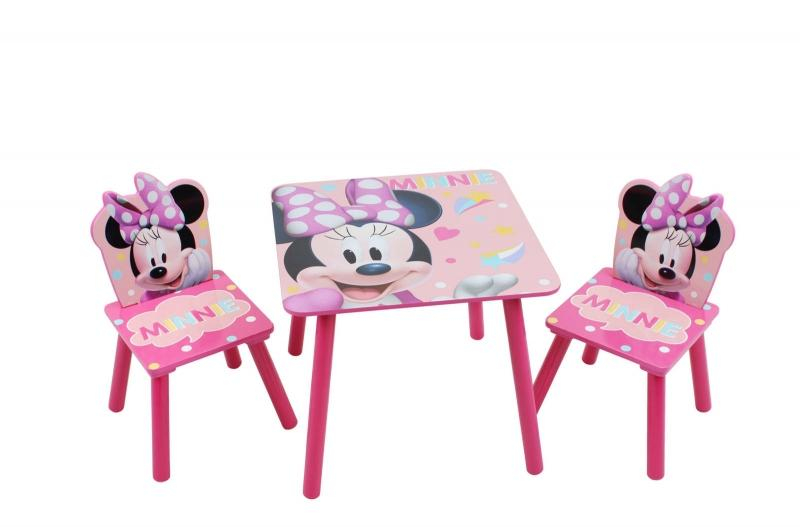 Dětský stůl s židlemi Minnie