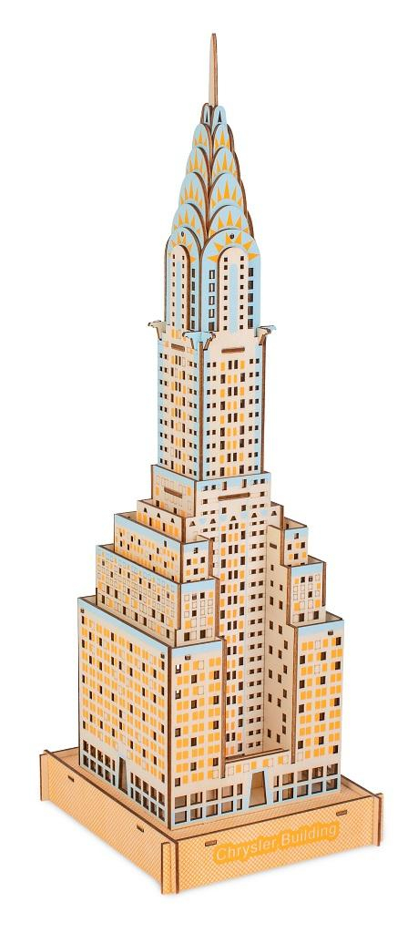 Woodcraft Dřevěné 3D puzzle Chrysler Building