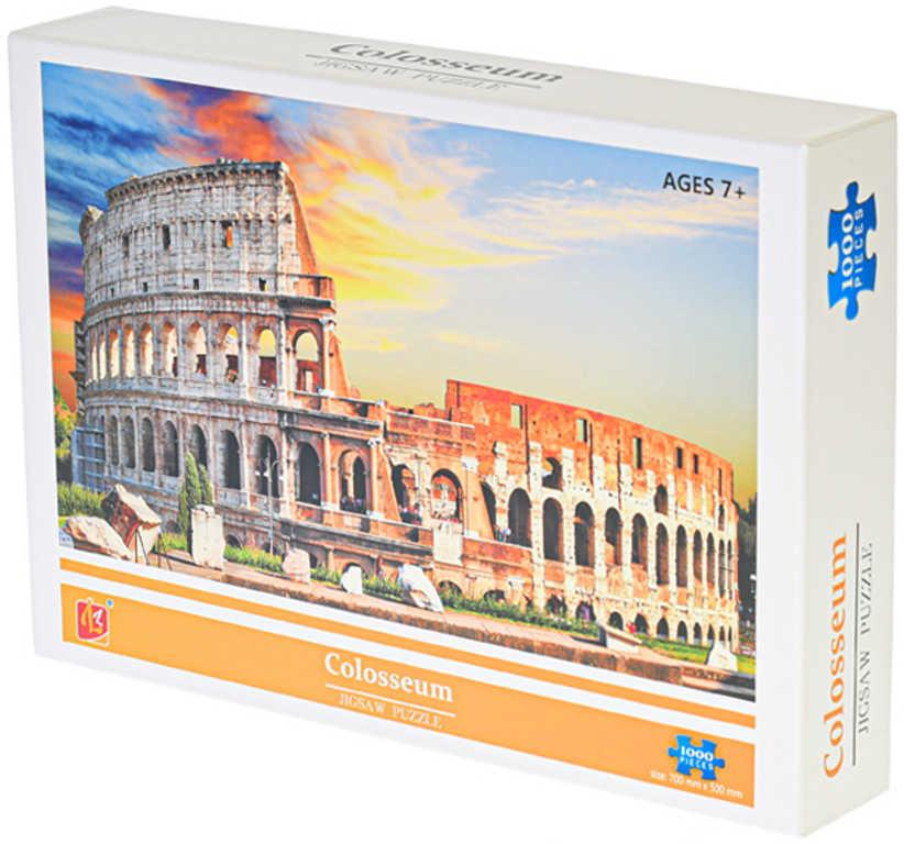 PUZZLE 1000 dílků Colosseum foto 70x50cm skládačka v krabici