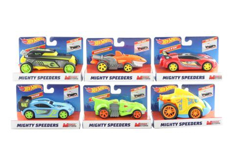 Hot Wheels Mighty Speeders autíčko zpětný chod