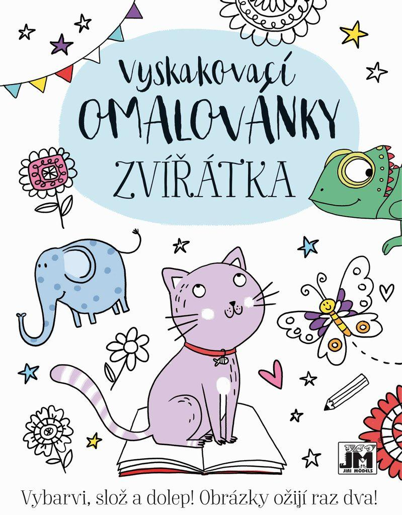 Vyskakovací omalovánky Zvířata