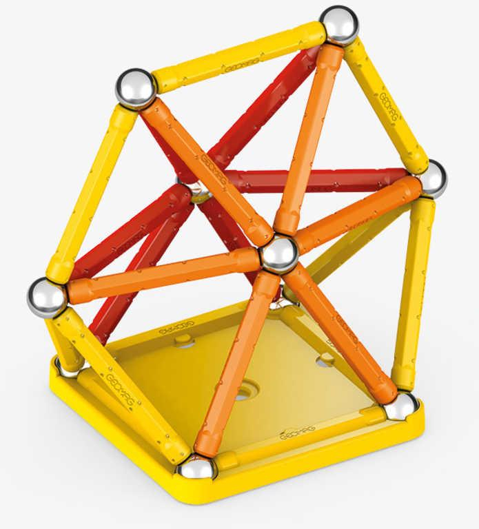 GEOMAG Classic oranžová 42 dílků Eko magnetická STAVEBNICE