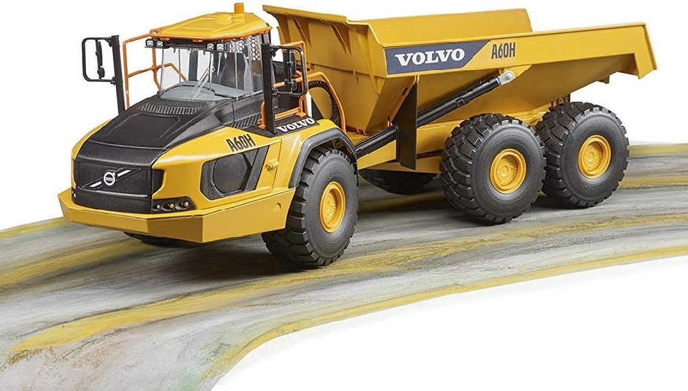 BRUDER 02455 (2455) Kloubový dumper model Volvo A60D nákladní auto