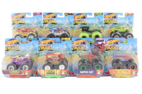 Hot Wheels Monster trucks kaskadérské kousky FYJ44