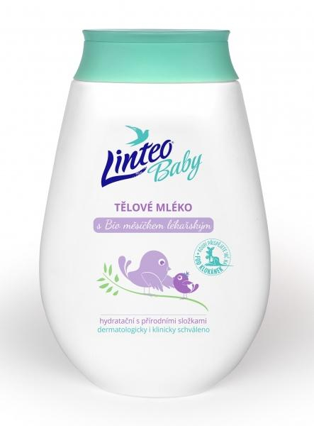 Tělové mléko 250ml, s BIO měsíčkem lékařským LINTEO BABY