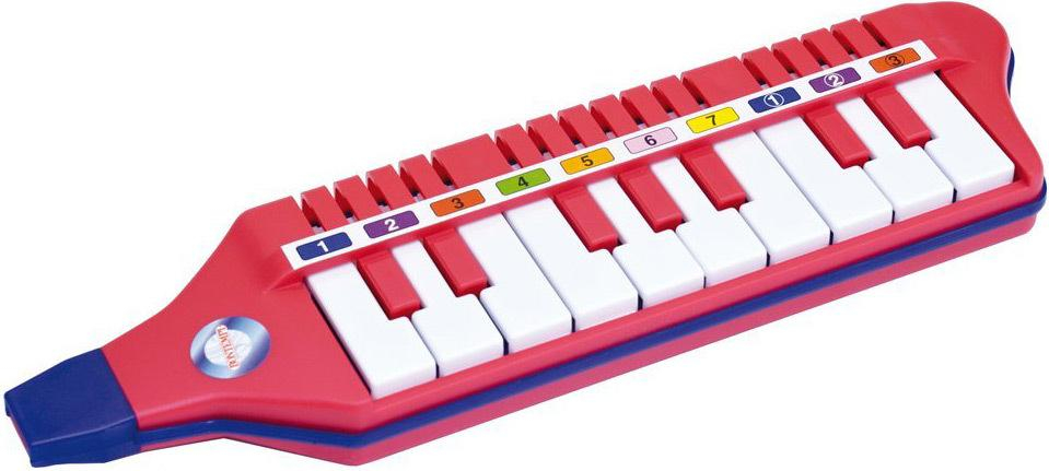 BONTEMPI Multipiano foukací dětská harmonika 10 kláves plast na kartě