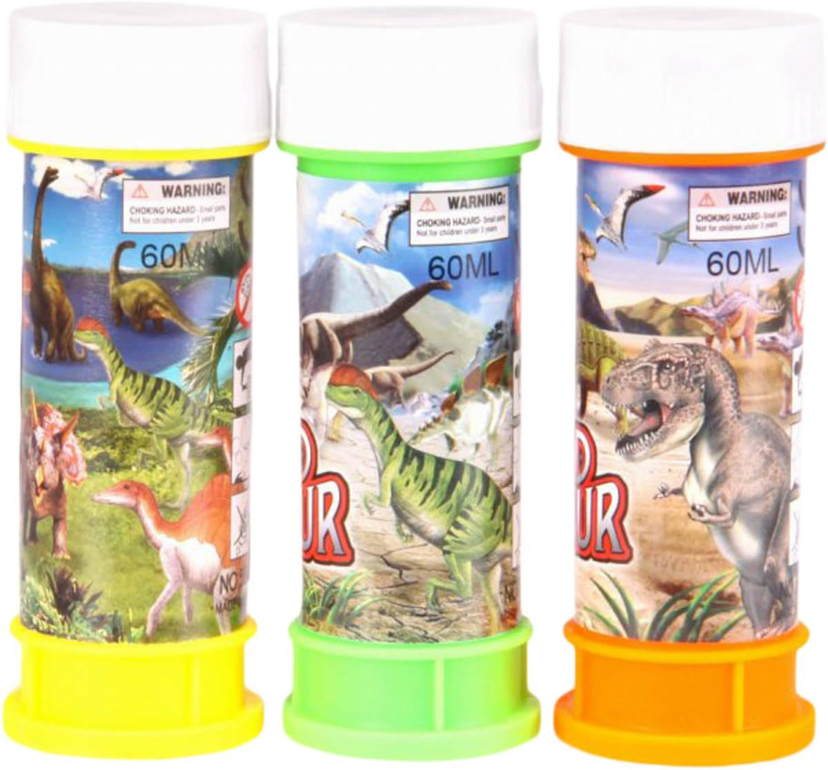 Bublifuk dinosauři 60ml dětský bublifukovač 3 druhy