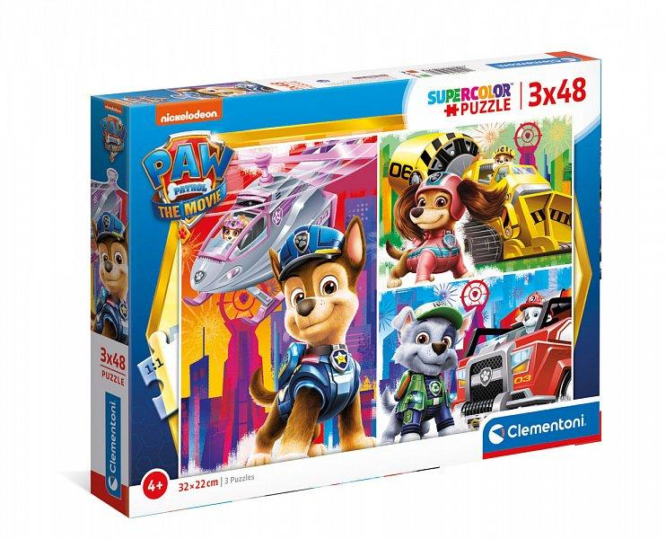 Puzzle 3x48 dílků Maxi - Paw patrol