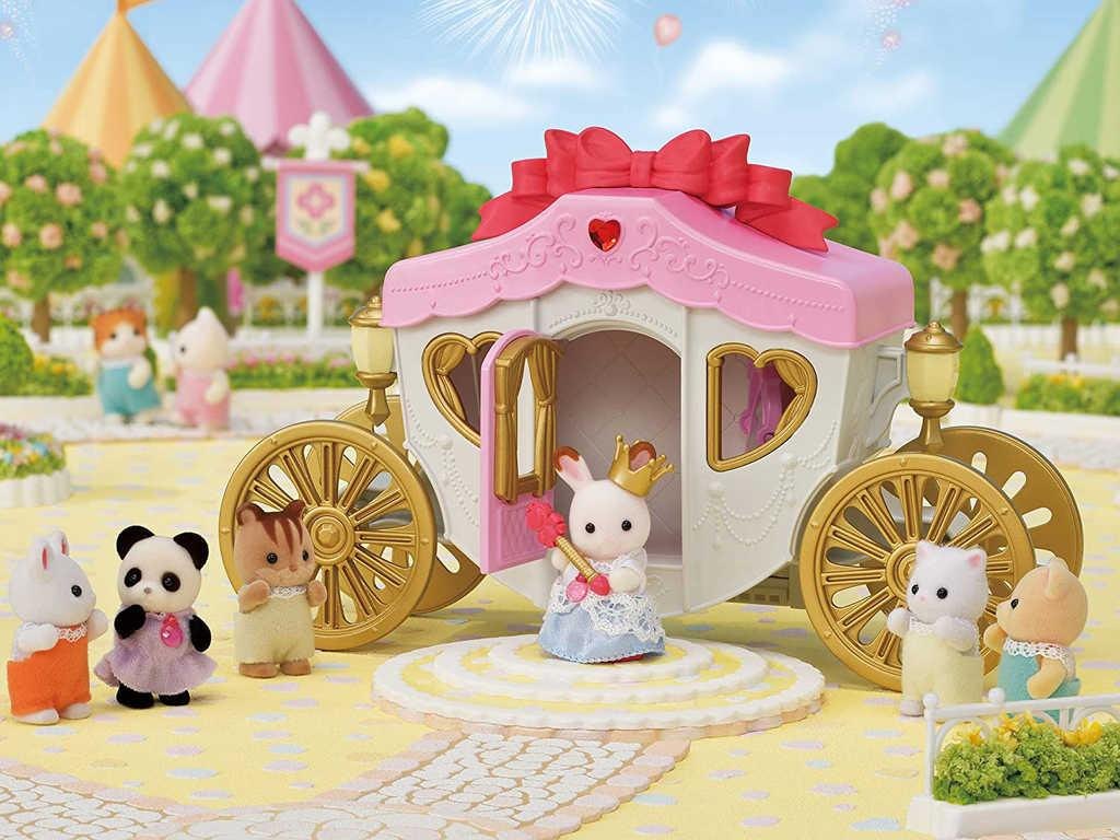 Sylvanian Families herní set králičí princezna + královský kočár s doplňky