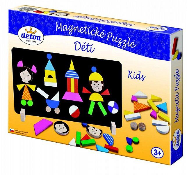 Magnetické puzzle děti