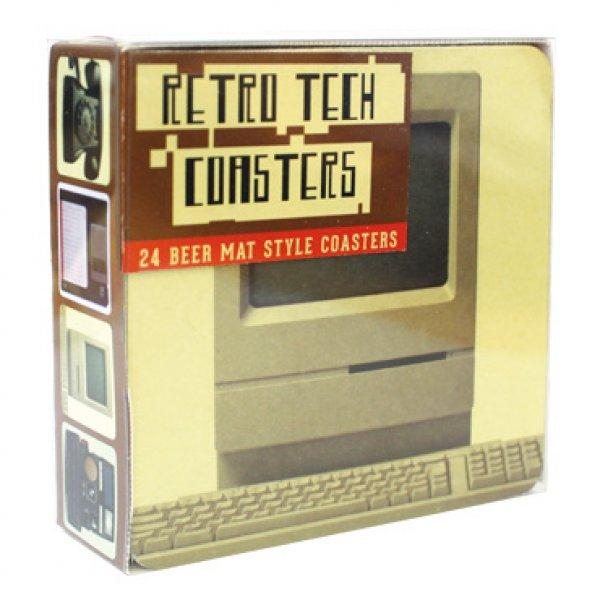 Sada tácků Retro Tech